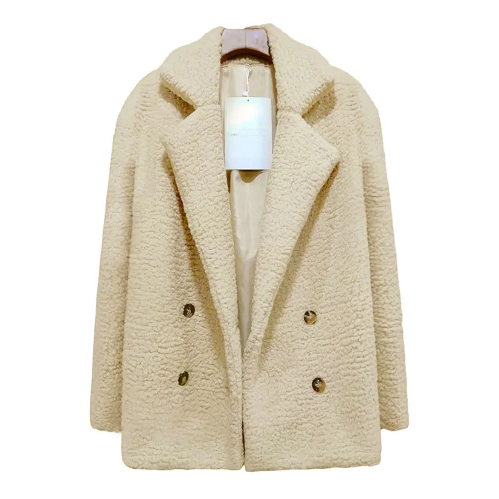 Elena: Faux Fur - Warm Autumn Winter Teddy Coat/Jacket