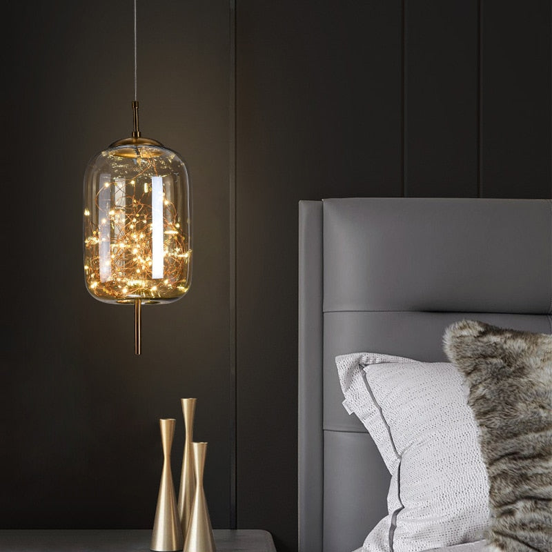 Haydée Glass Star Pendant Light lamp