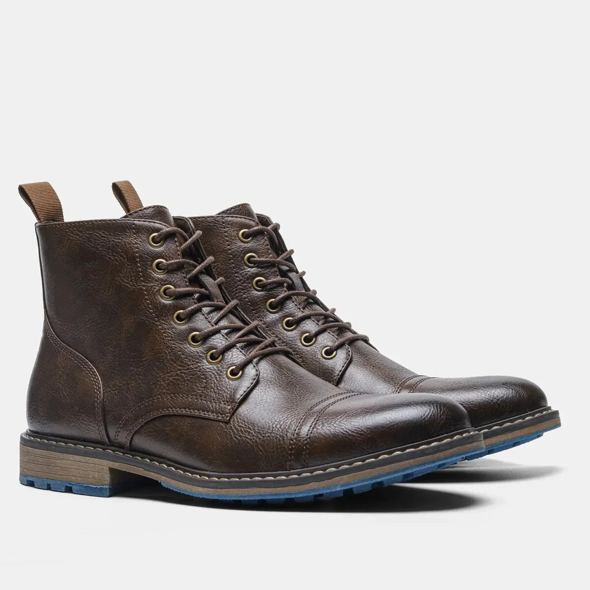 Erick: Men leather Lace-up Boots