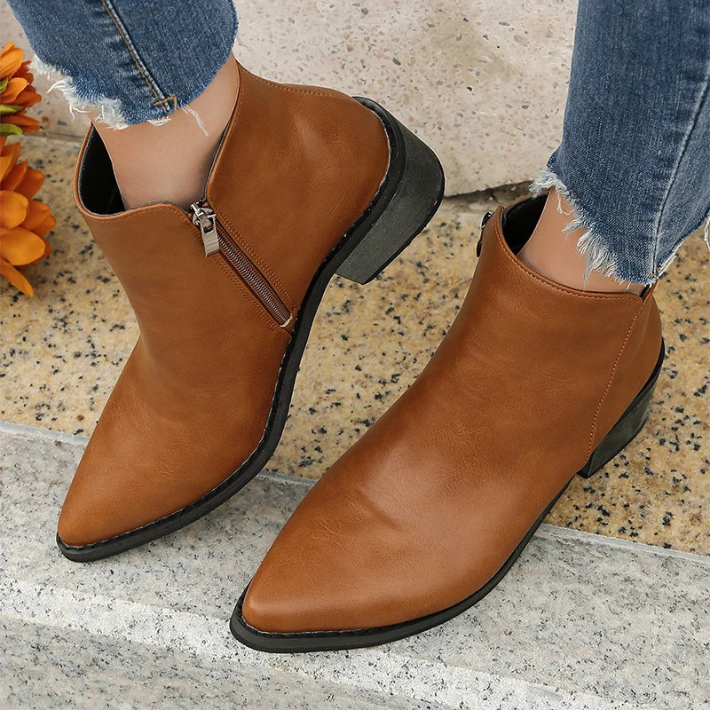 Belezaa Timeless Minimalist Ankle Boots