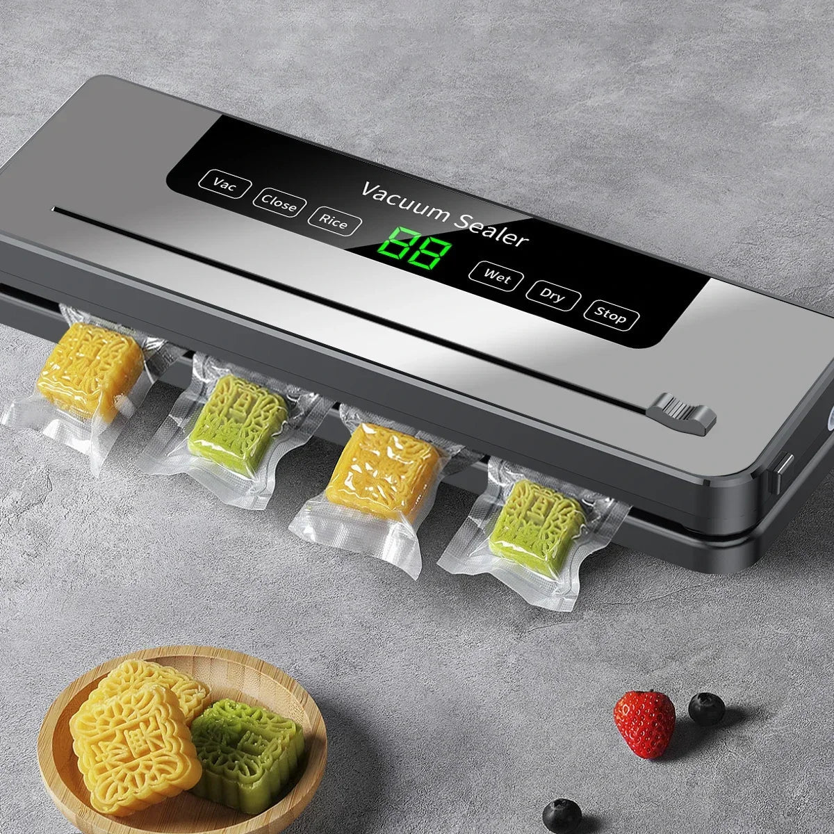 Sara Electric Vacuum Sealer with Built-in Cutter | 10 Bags Included