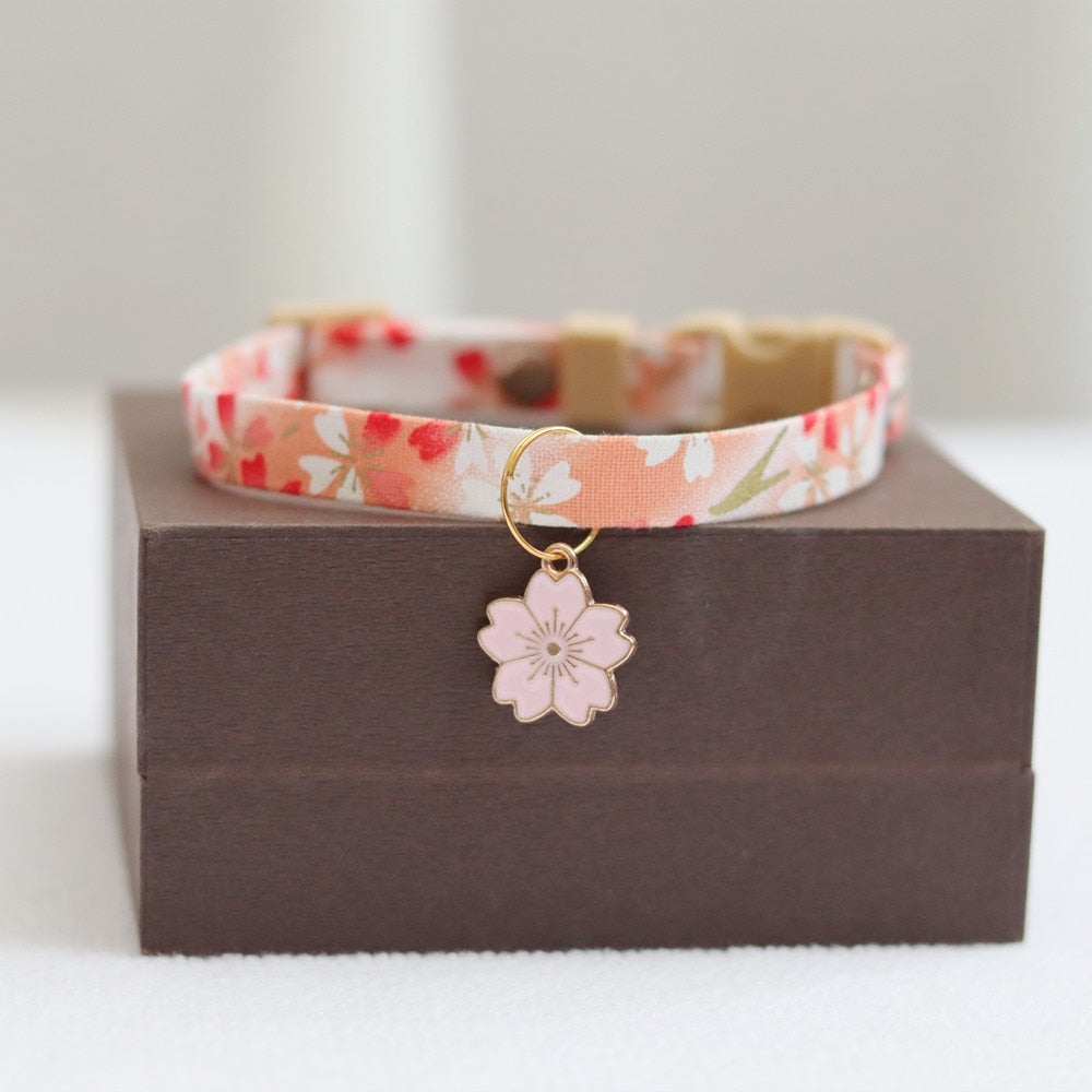 Collier pour chat Sakura japonais