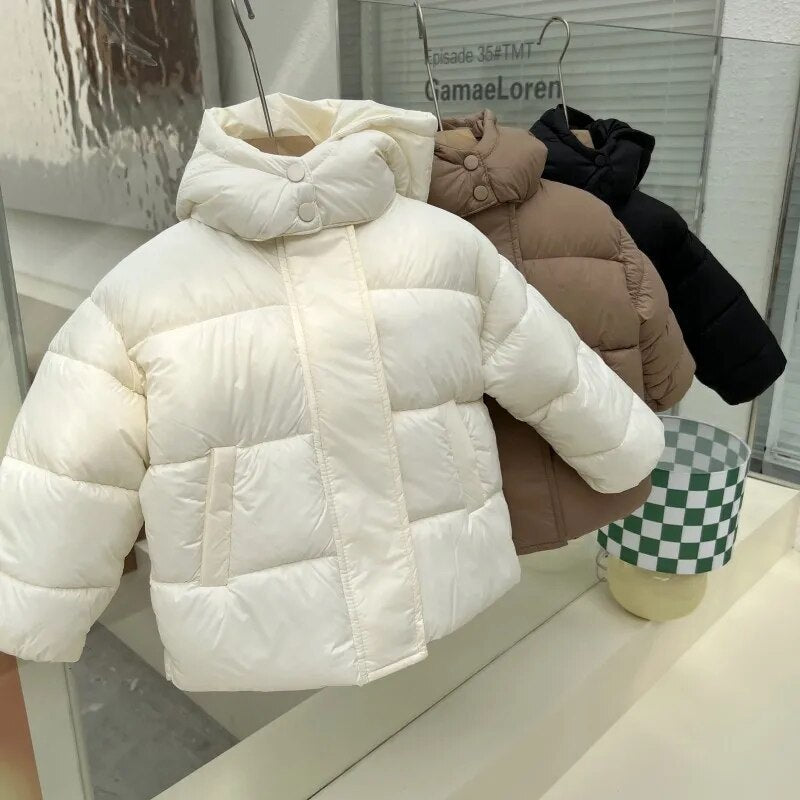 Casaco de Inverno Puffer Infantil Almofadado e Grosso