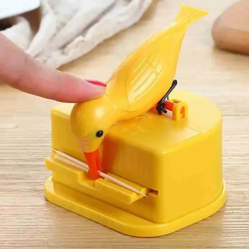 BirdieDispenser - Dispensador Automático de Palitos de Dente em Forma de Pássaro