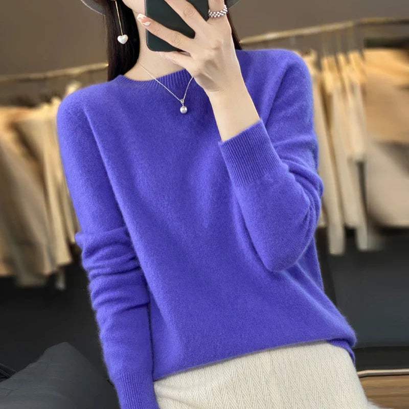 Evelyn: 100% pure wool sweater