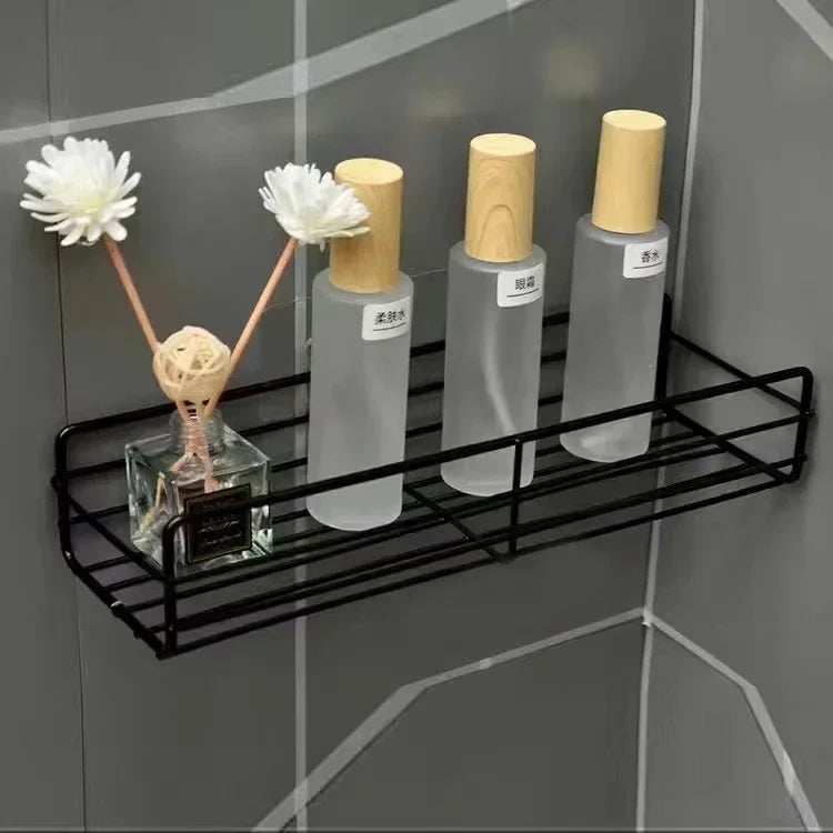 Sophia Wall-Mounted Corner Storage Shelf – Bathroom & Kitchen Organizer