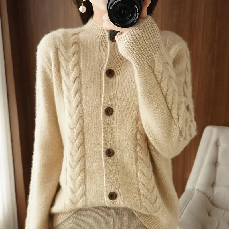 Elegant Knitted Cardigan