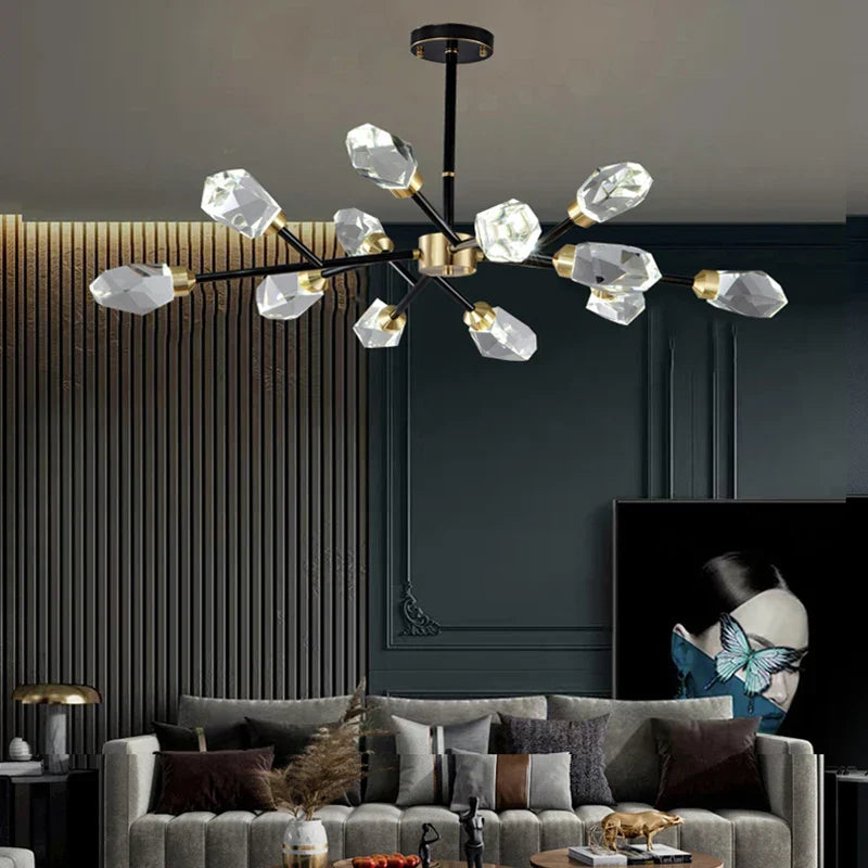 Chandelier en cristal Marlene