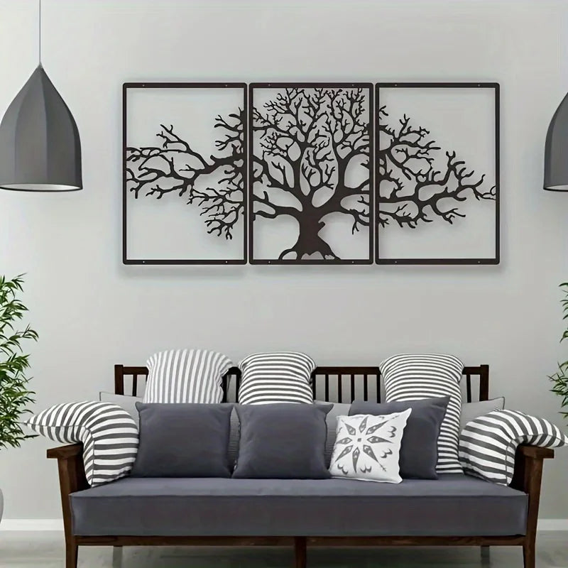 Elegant Tree Metal Wall Decor