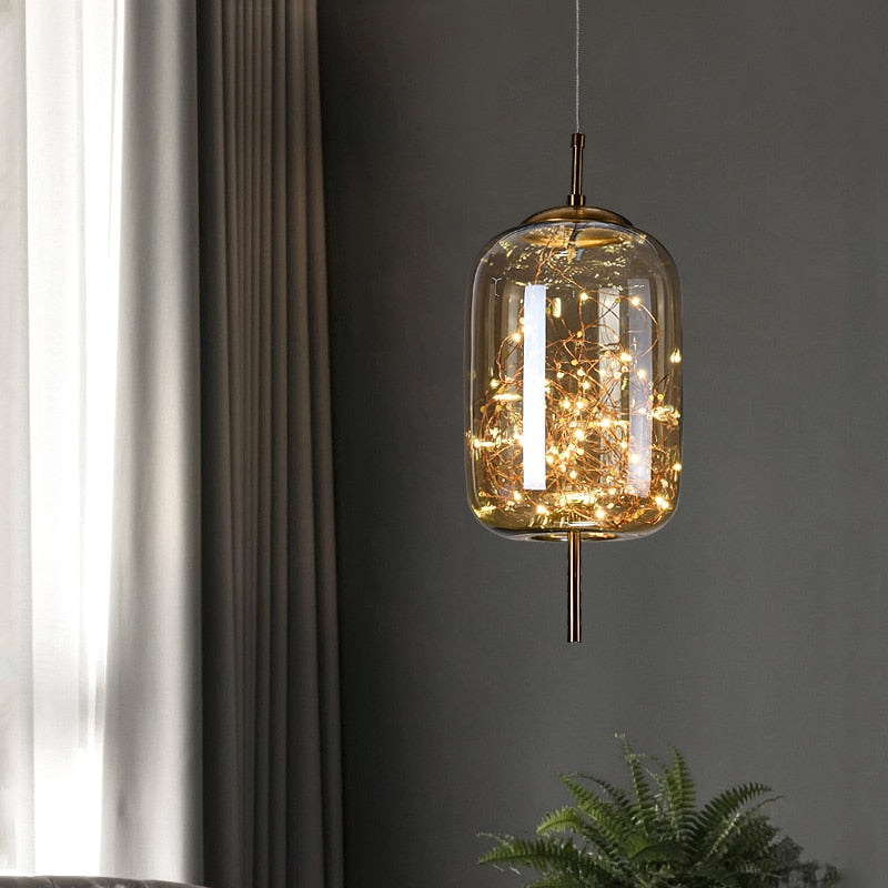 Haydée Glass Star Pendant Light lamp