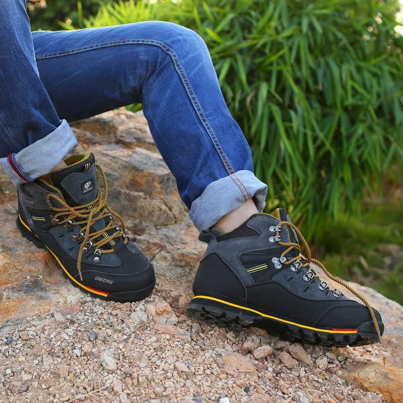 Hiking Shoes for Men - Outdoor Mountain Climbing Sneakers