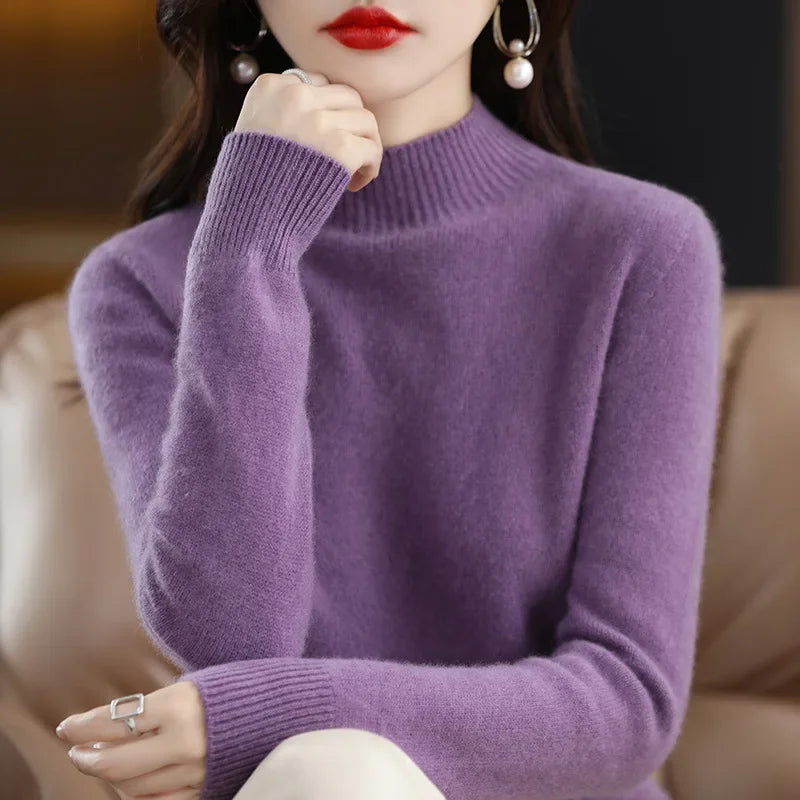 Mary: Sweater de Outono Inverno para Mulheres