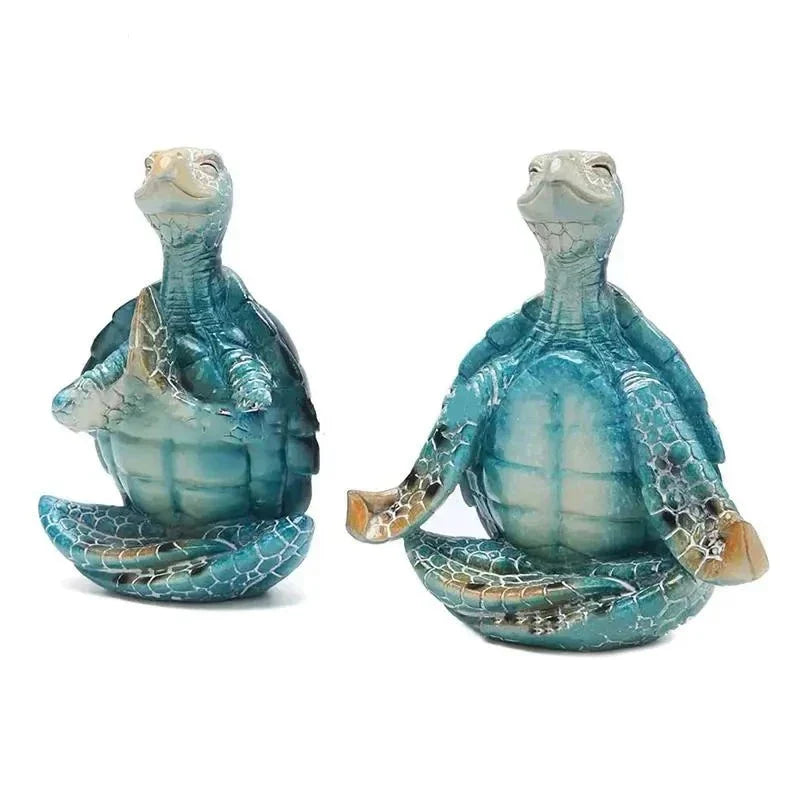 Vrimlo® Yoga Sea Turtle Figurines