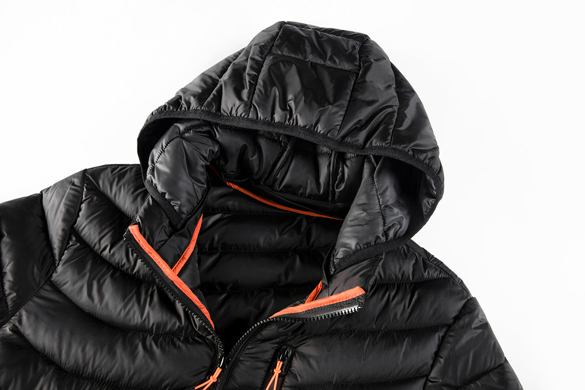 Everest: Casaco de Corta-Vento em Algodão para Homem - Parka com Capuz para Outono e Inverno