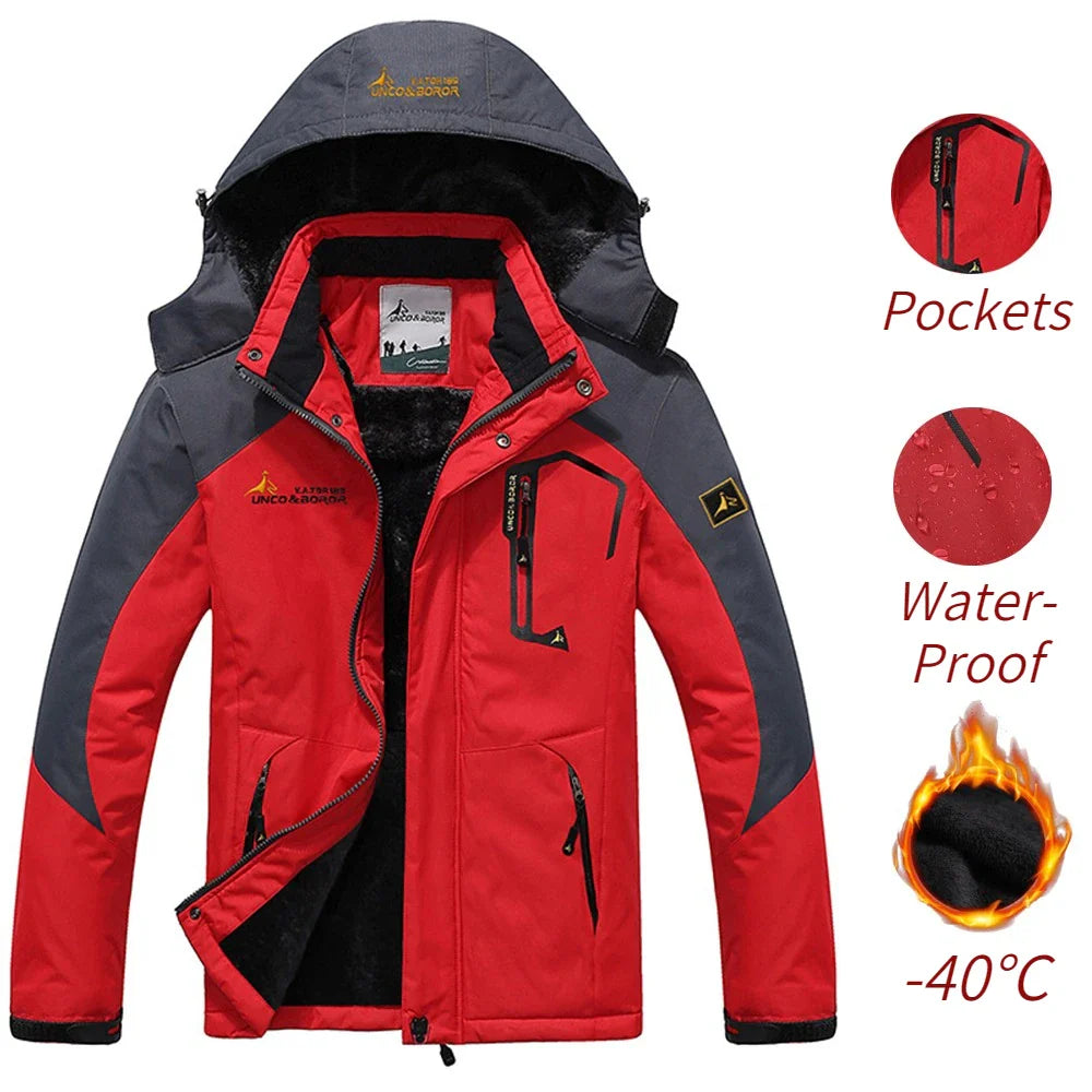 Parka de Inverno Ultimate para Homens – Casaco Super Quente - Anorak Premium Impermeável, À Prova de Vento e Isolado com Capuz