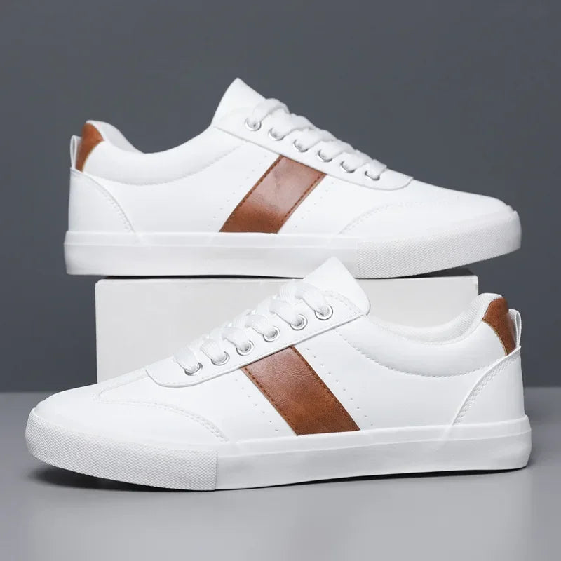 Streetstyle leren sneakers