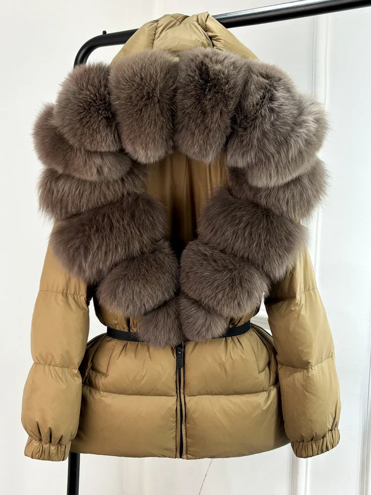 Cindy Winter Luxe: Puffer bunda s kapucí