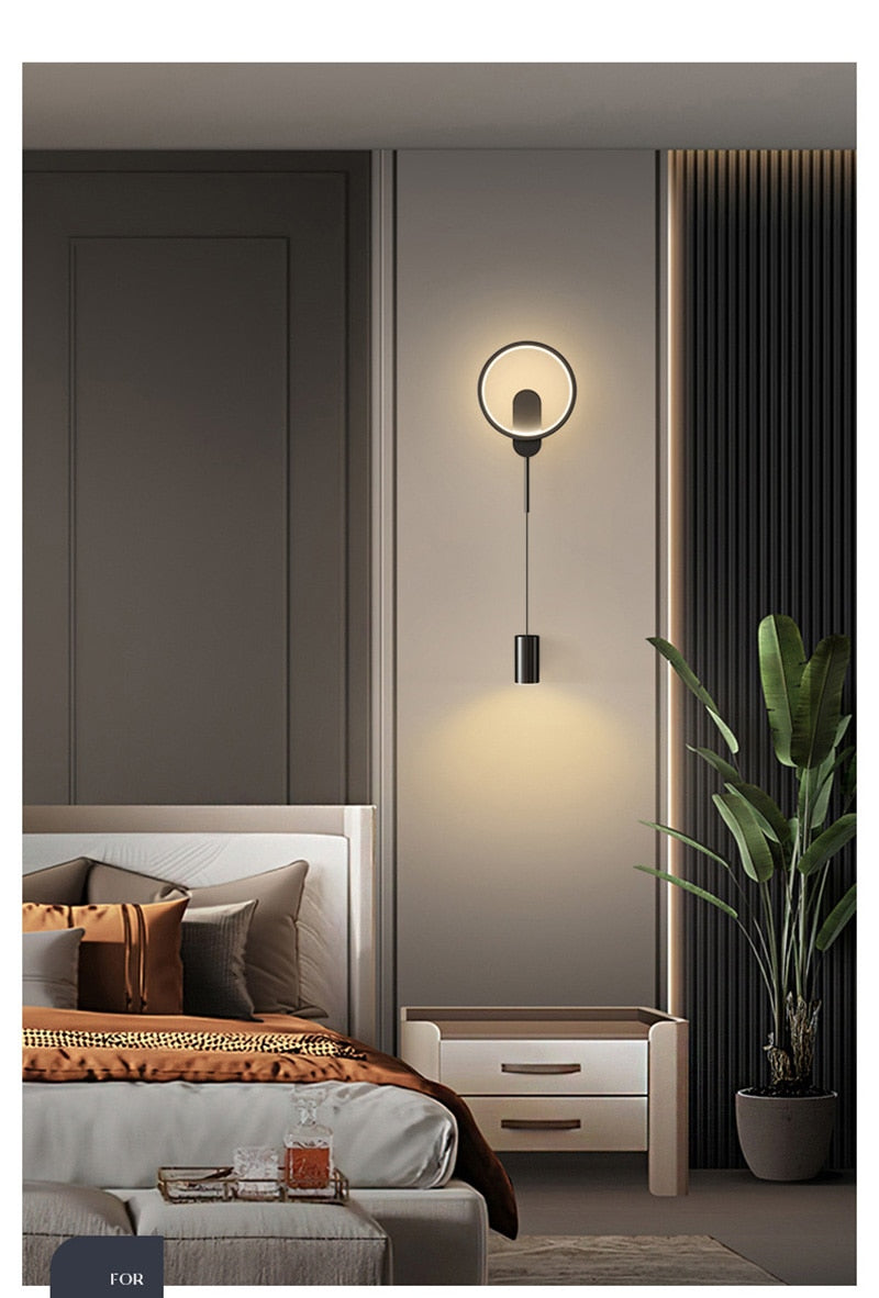 BAN Branwen Modern LED Nordic Gold Wall Light 24W