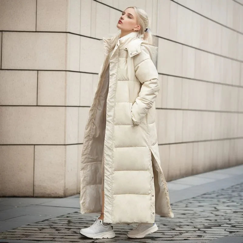 Bente: Parka/Chaqueta hasta la rodilla para otoño e invierno