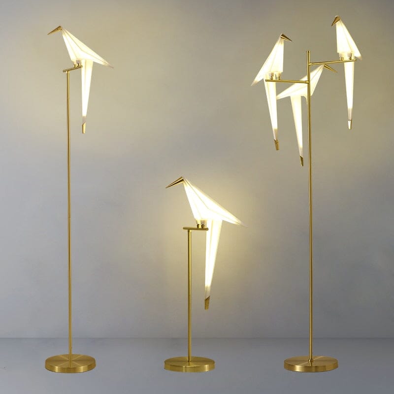 Nordic Acrylic Bird Floor Lamp