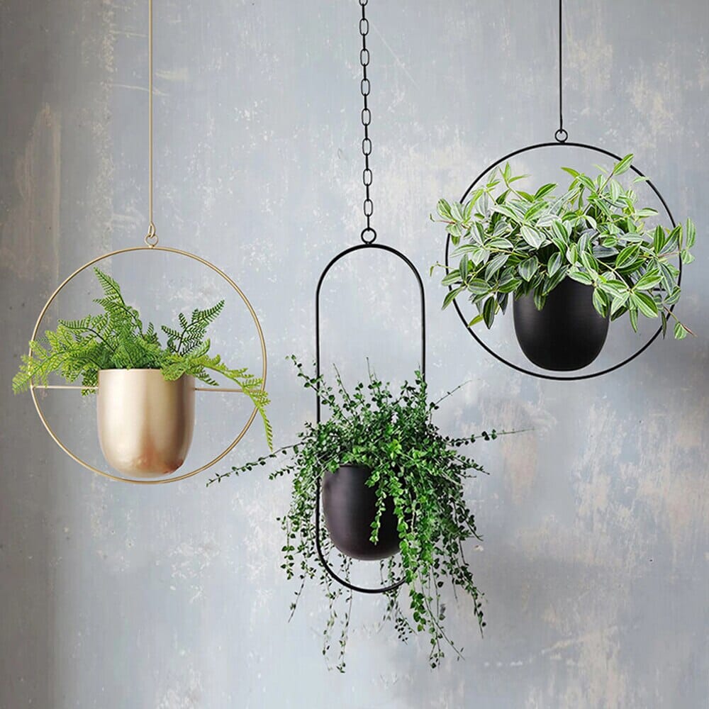 Vrimlo Nordic Metal Wall Hanging Pots