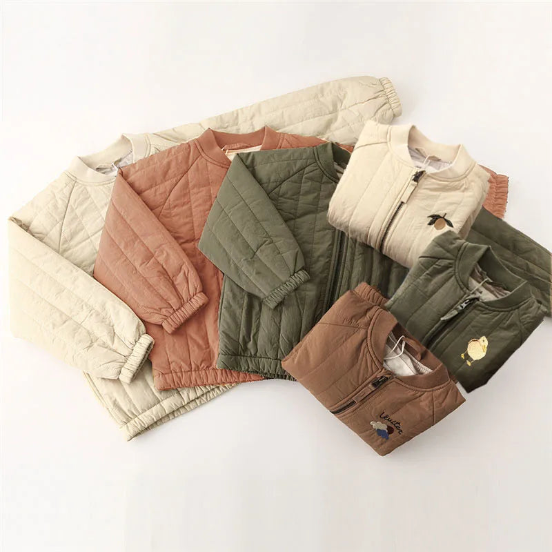 Jamie's Cosy Kids Fleece Jacket - Warme outdoorjas voor jongens en meisjes, herfst/winter