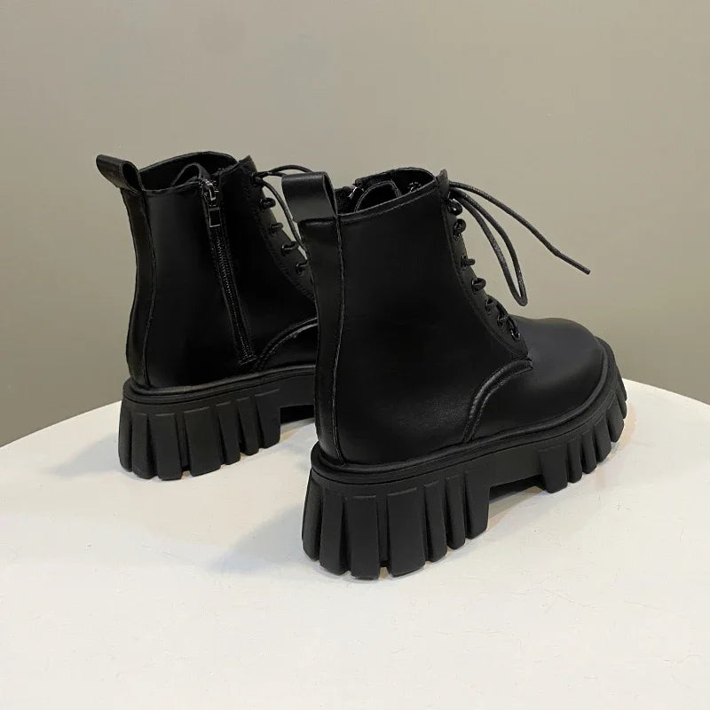 Hedda | Motorbike Platform Boots