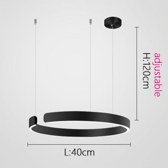 Lampadario a led Bérénice