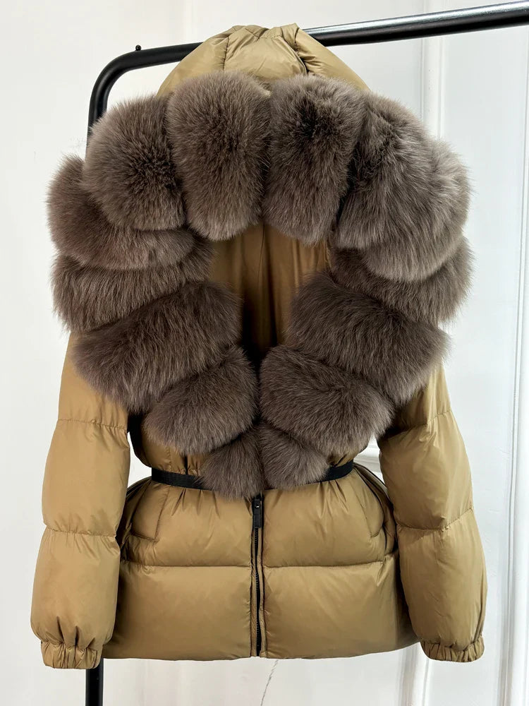 Cindy Winter Luxe: Puffer bunda s kapucí