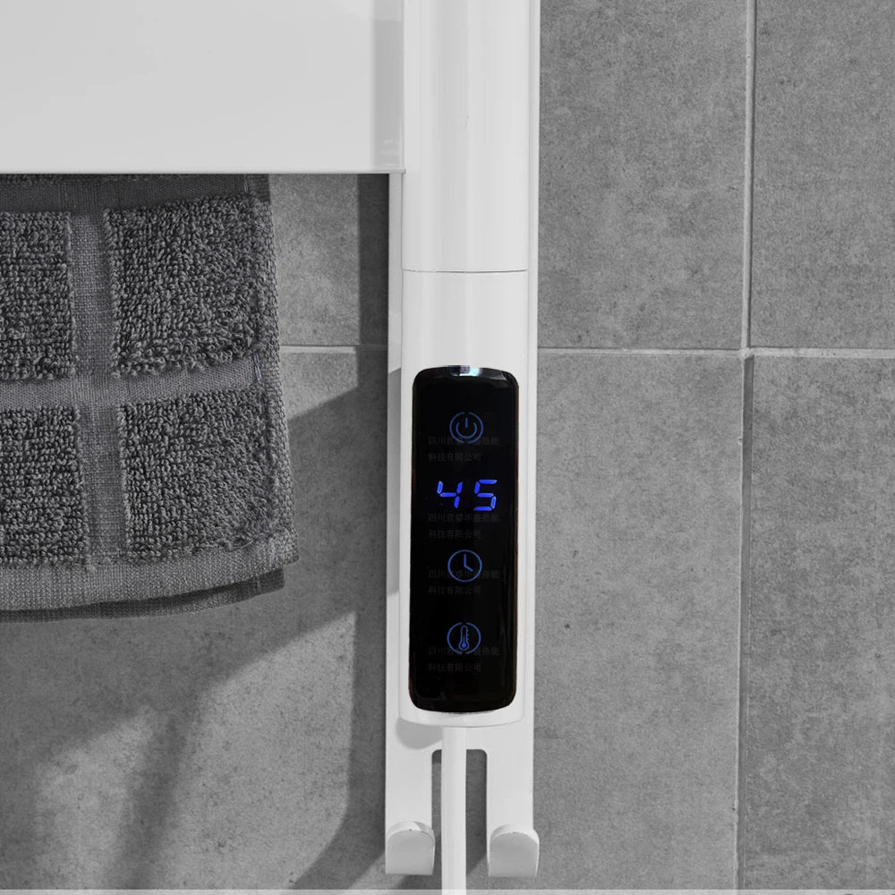 Sara Berøringsskjerm Digital Termostat for Badet Håndklevarmer – Timer & Temperaturkontroll, 110-220V