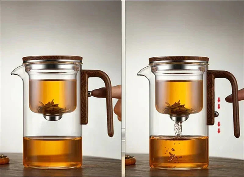 TeaMagnet - Glass Teapot with Separate Filtration