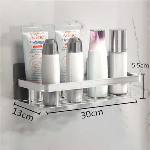 Punch-Free Bathroom & Kitchen Organizer