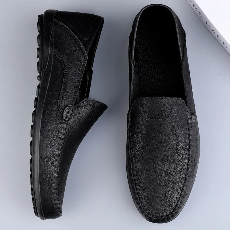 Pennybrook leren loafers