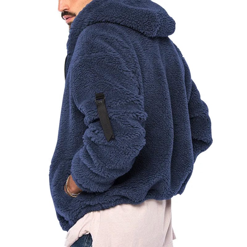 Niklas - Modern fleece sherpa jacket pullover for men