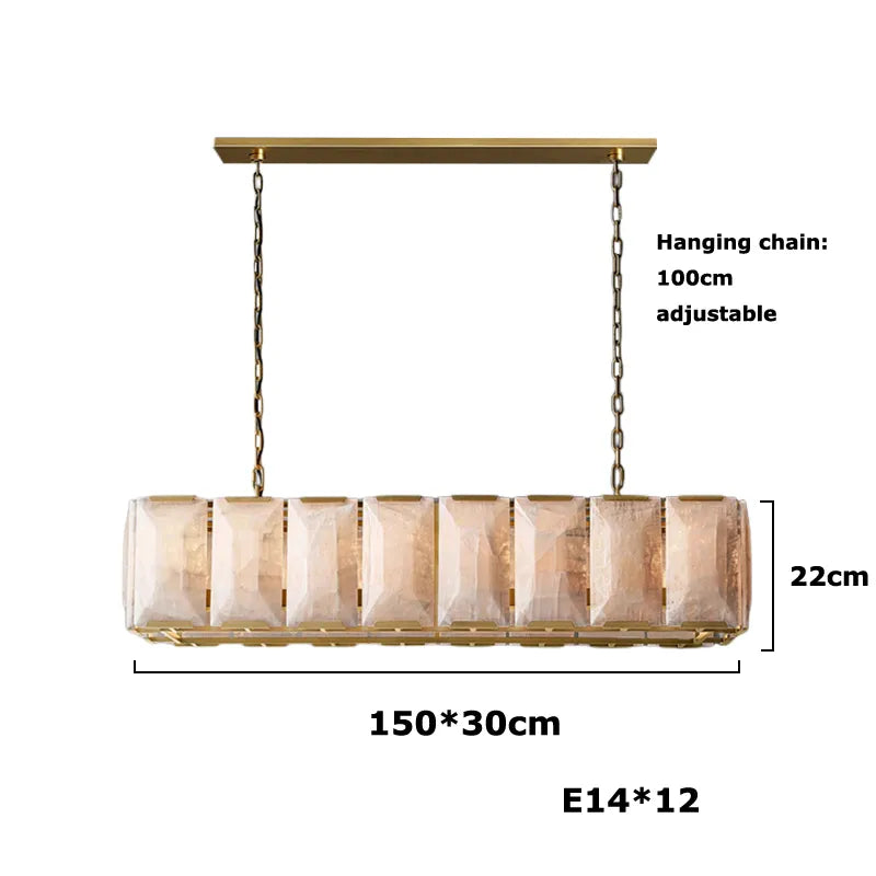 Retro Amerikaanse E14 LED dimbare kroonluchter hanglampen