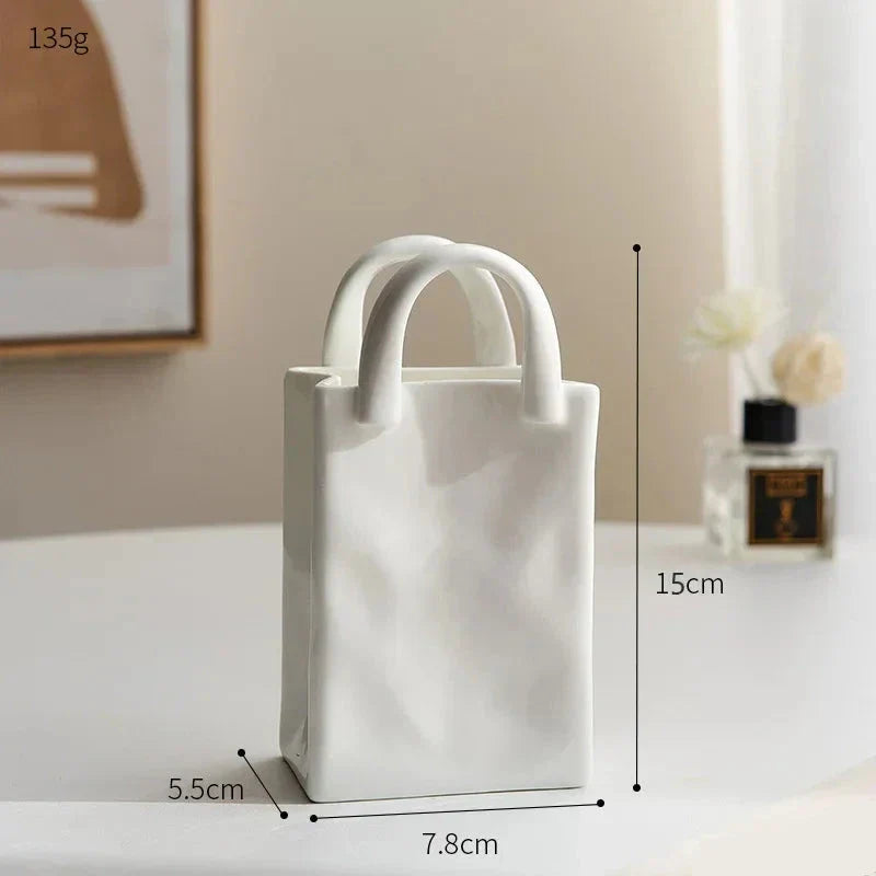 Simple Decorative Handbag Vase