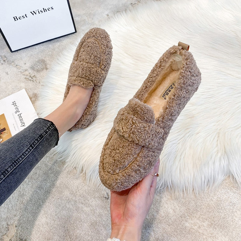 Azida - Plush Slipper Shoes/Slippers