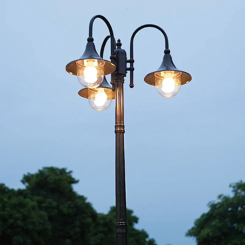 Waterproof Double-Head Garden Lamp