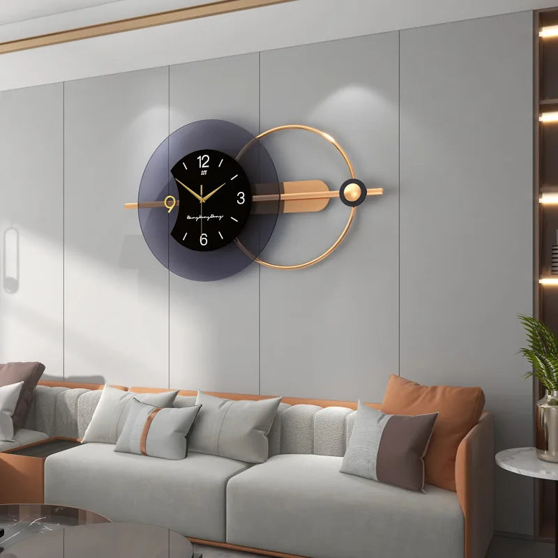 Reloj de pared de doble capa