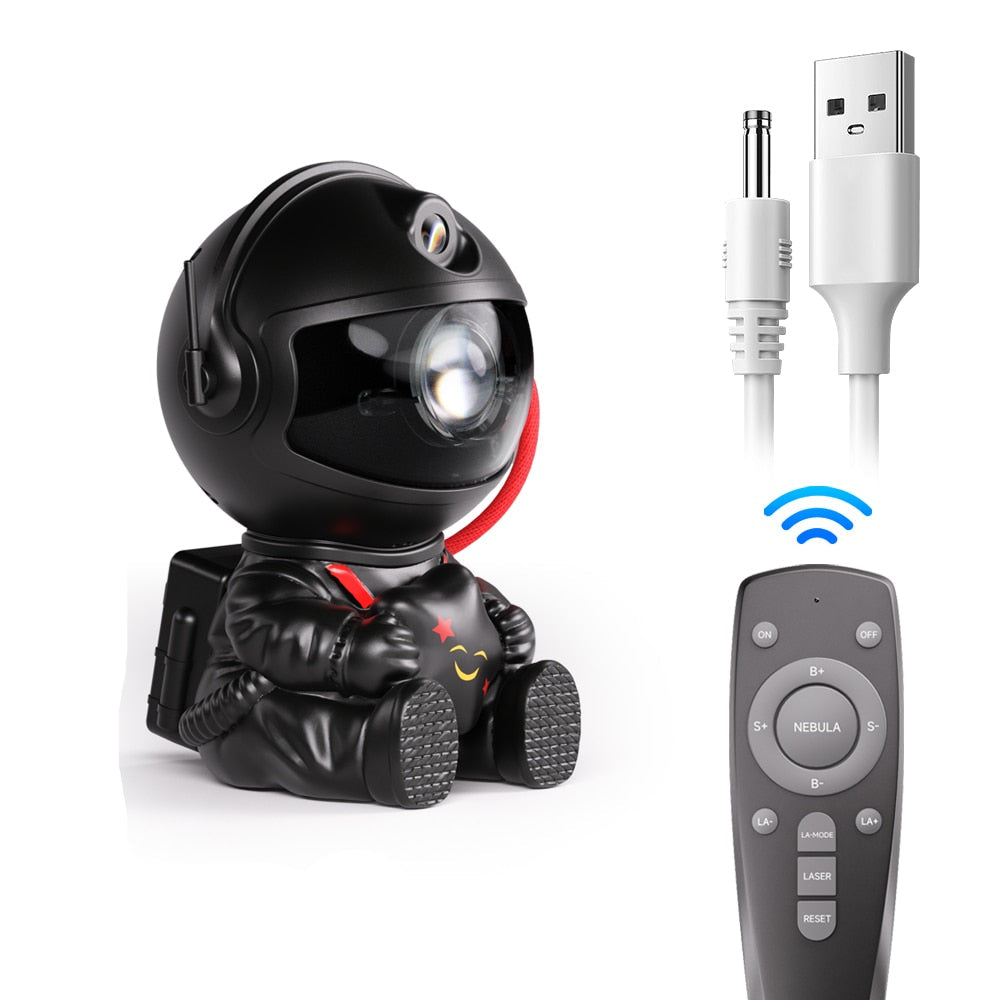 PQ Remote Control Astronaut Galaxy Projector