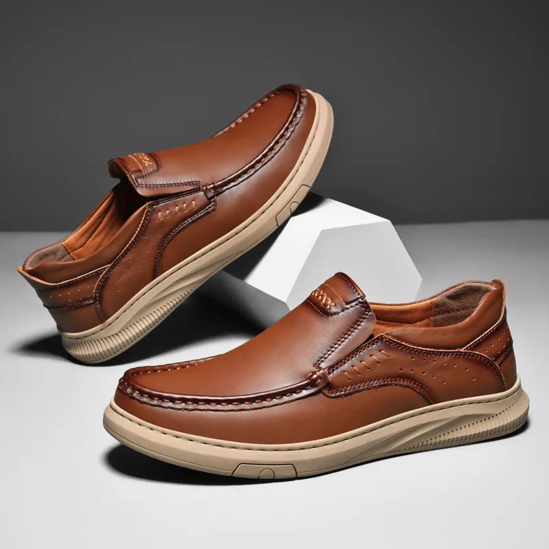 Chaussures Carlo™ en cuir de vache véritable : ultra confortables et respirantes