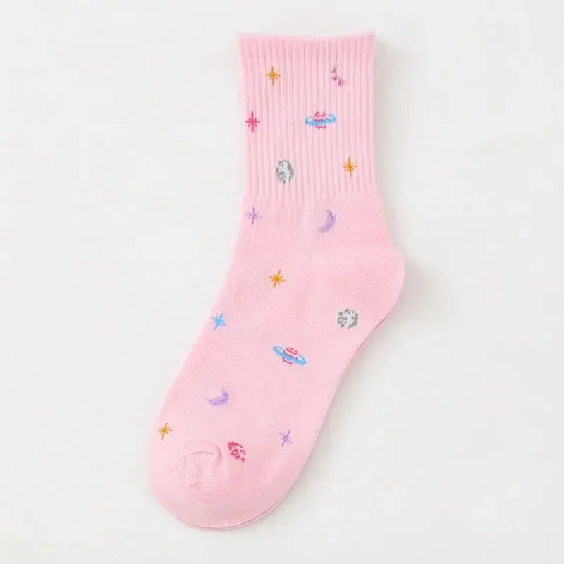 Cosmic Cotton Socks