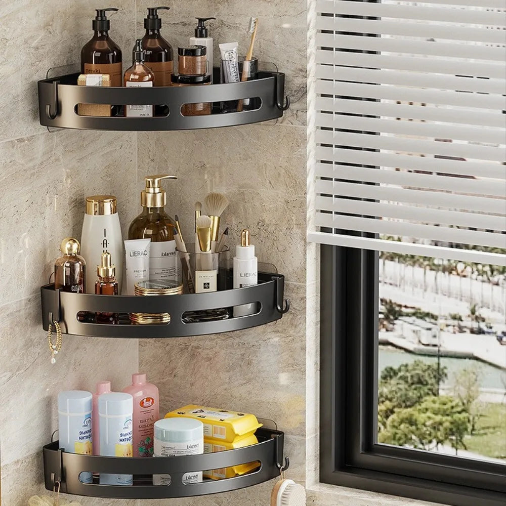 No-Drill Shower Caddy – Wall-Mounted Bathroom Shelf