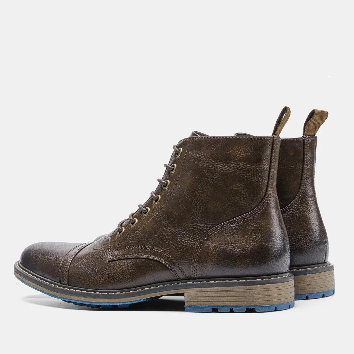 Erick: Men leather Lace-up Boots