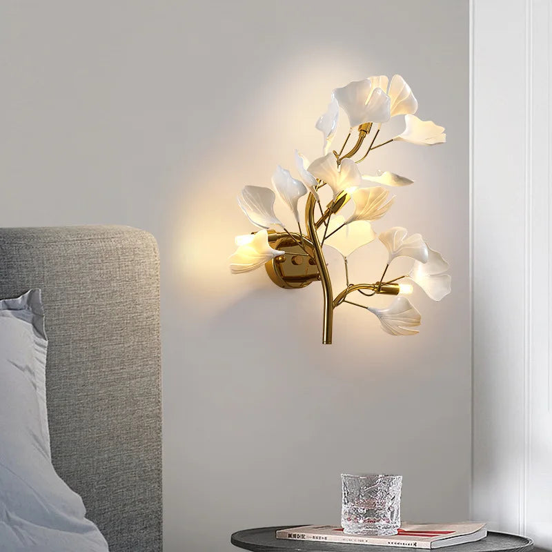 Jasmine Leaf Wall Lamp