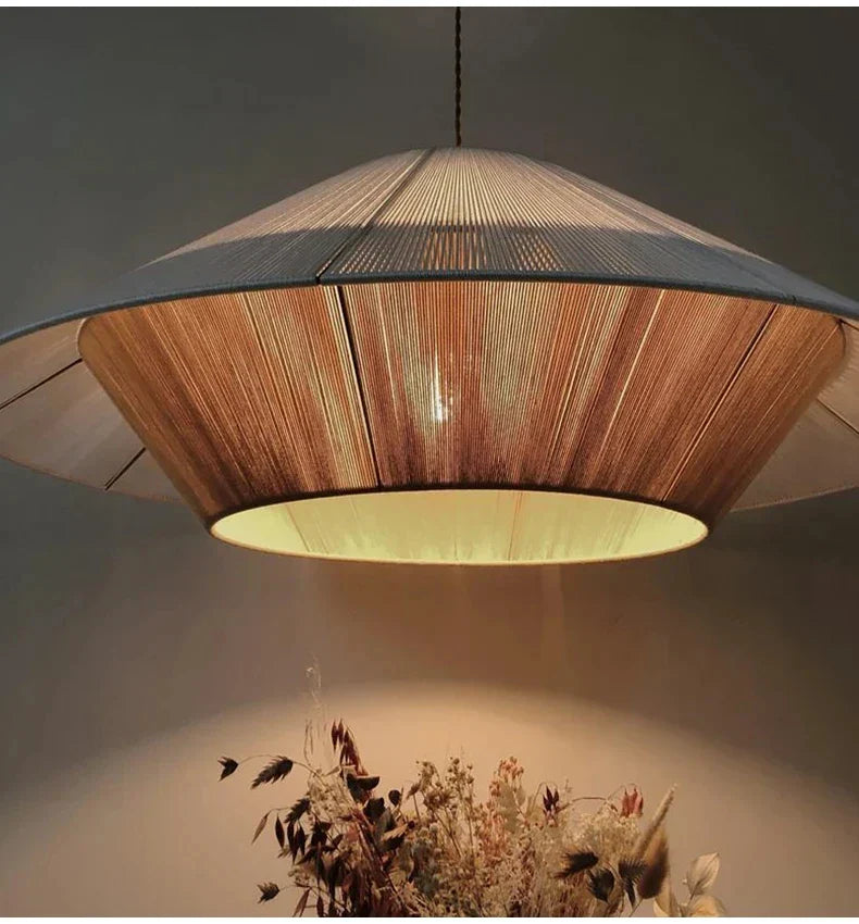 Selina Rattan Wabi Sabi Pendant Lights