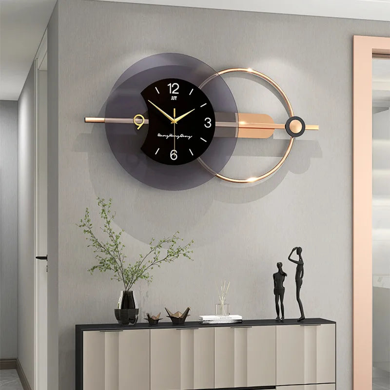 Reloj de pared de doble capa