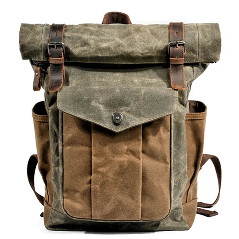 Moseles Vintage Roll-Top Rucksack