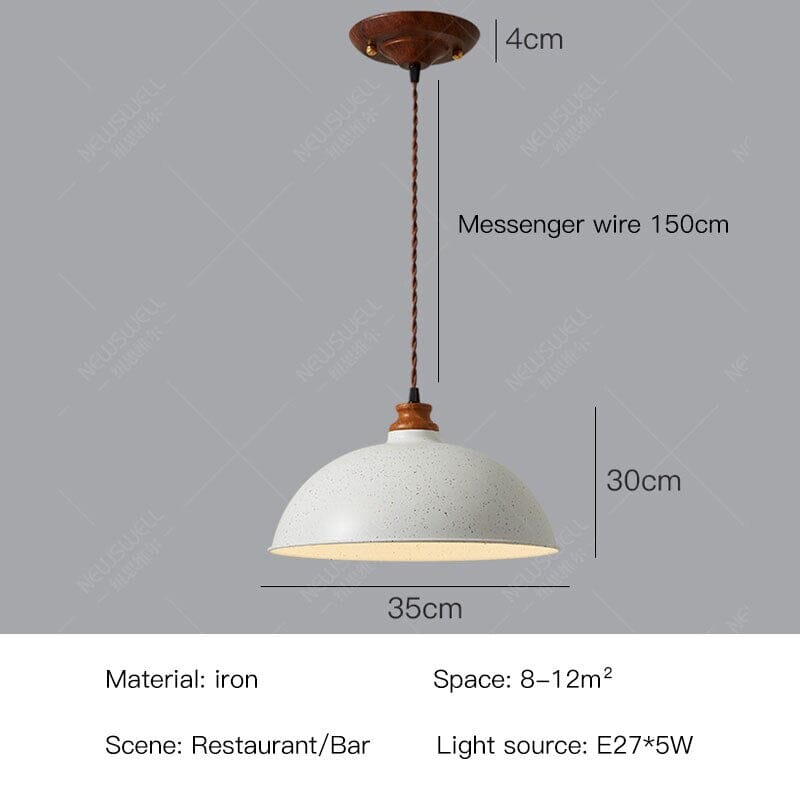 Lumière suspendue LED design minimaliste blanche