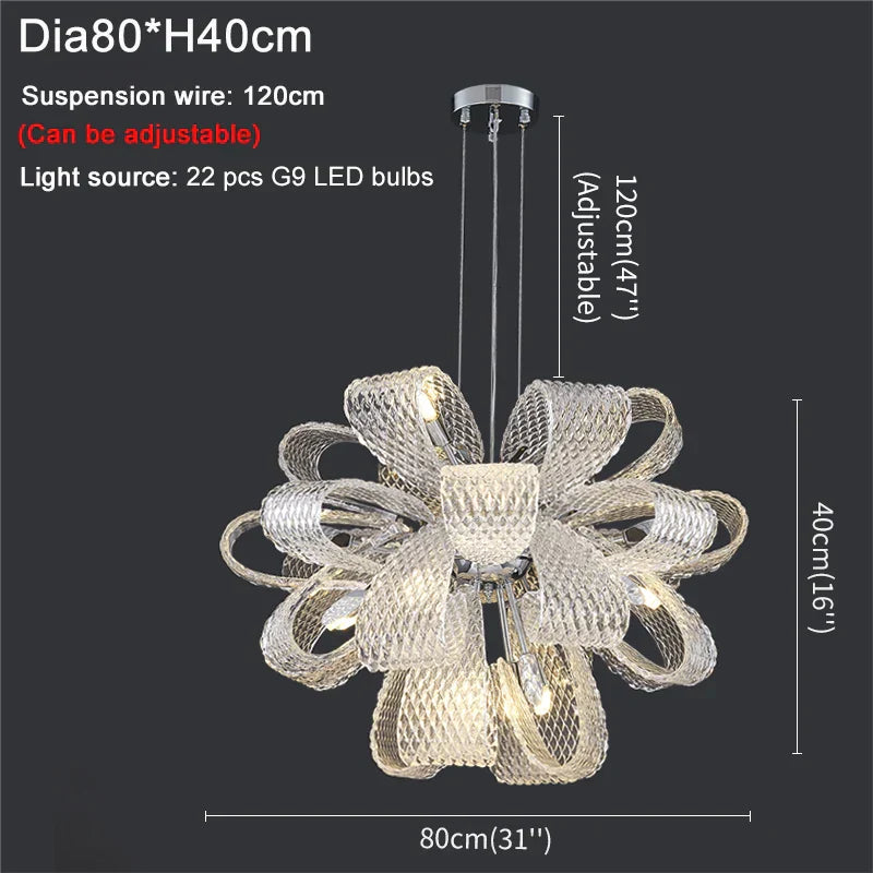 Chandelier Fleur Minar